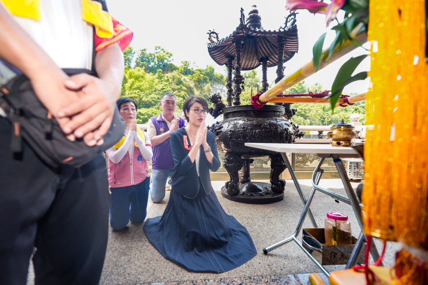 200年首度來南投  白沙屯媽祖慈光庇護