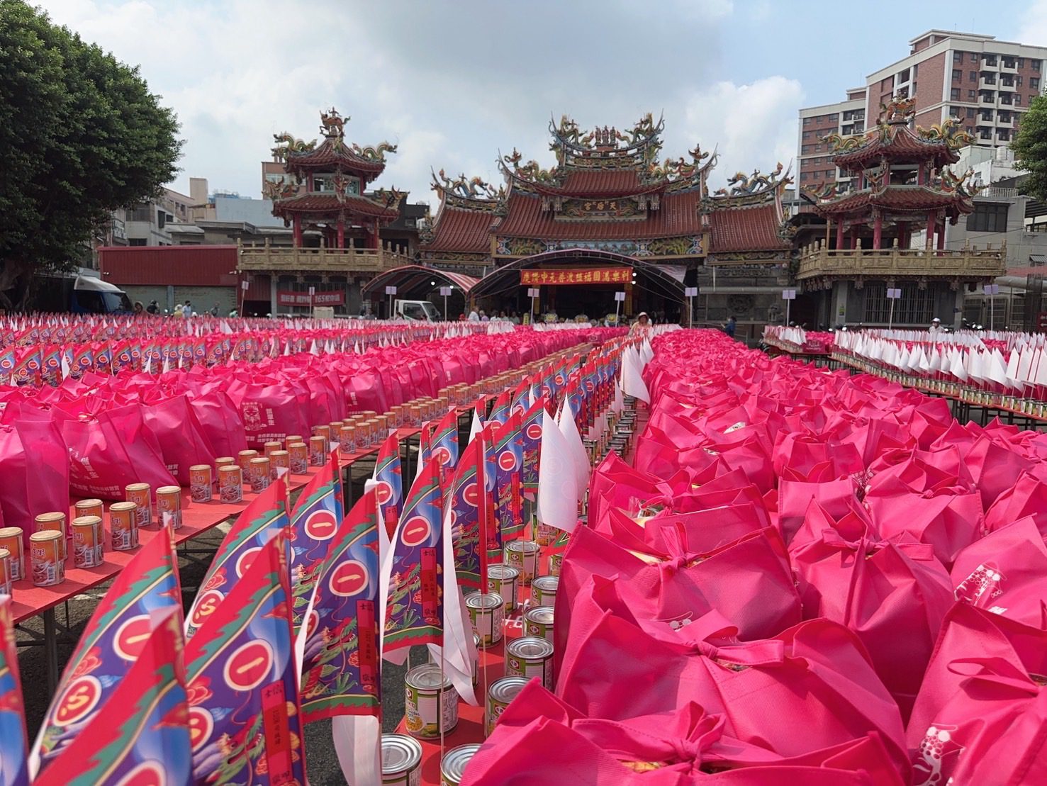新竹縣竹北天后宮舉辦中元普渡法會　媽祖保祐平安
