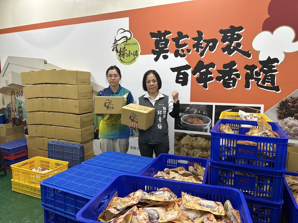光復鄉的需要宜蘭青操食品聽到了  拆封即可食用的經典產品即刻上路