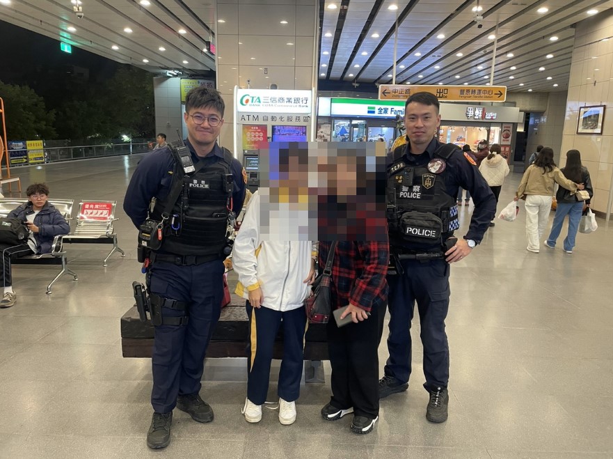 高一少女坐過站迷路喊「有葫蘆」　警秒懂地點成功尋獲