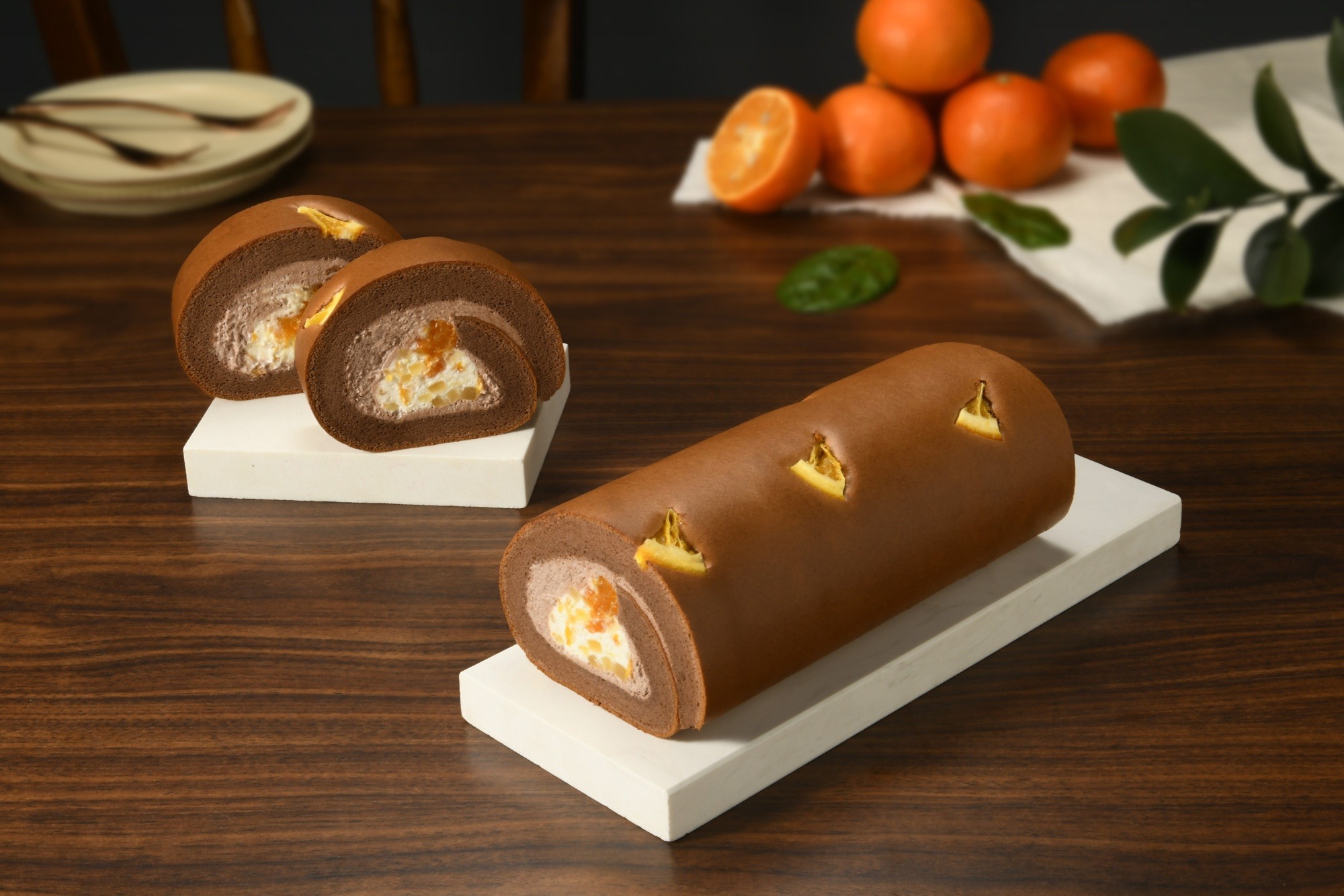 亞尼克攜手金家ㄟ推出濟州橘巧克力生乳捲