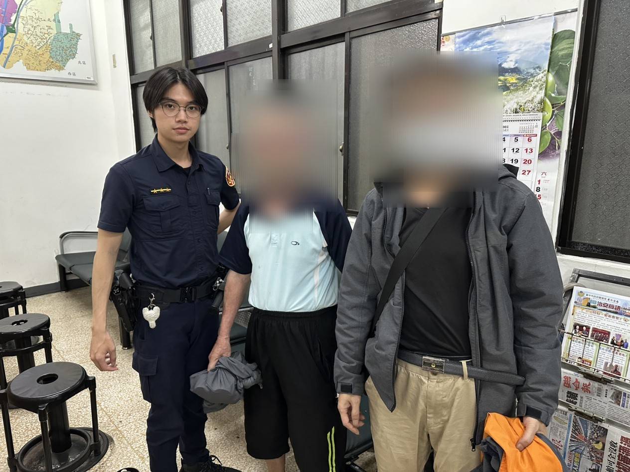 為了布丁走好遠！老翁從豐原迷途到西屯　警方助父子團聚