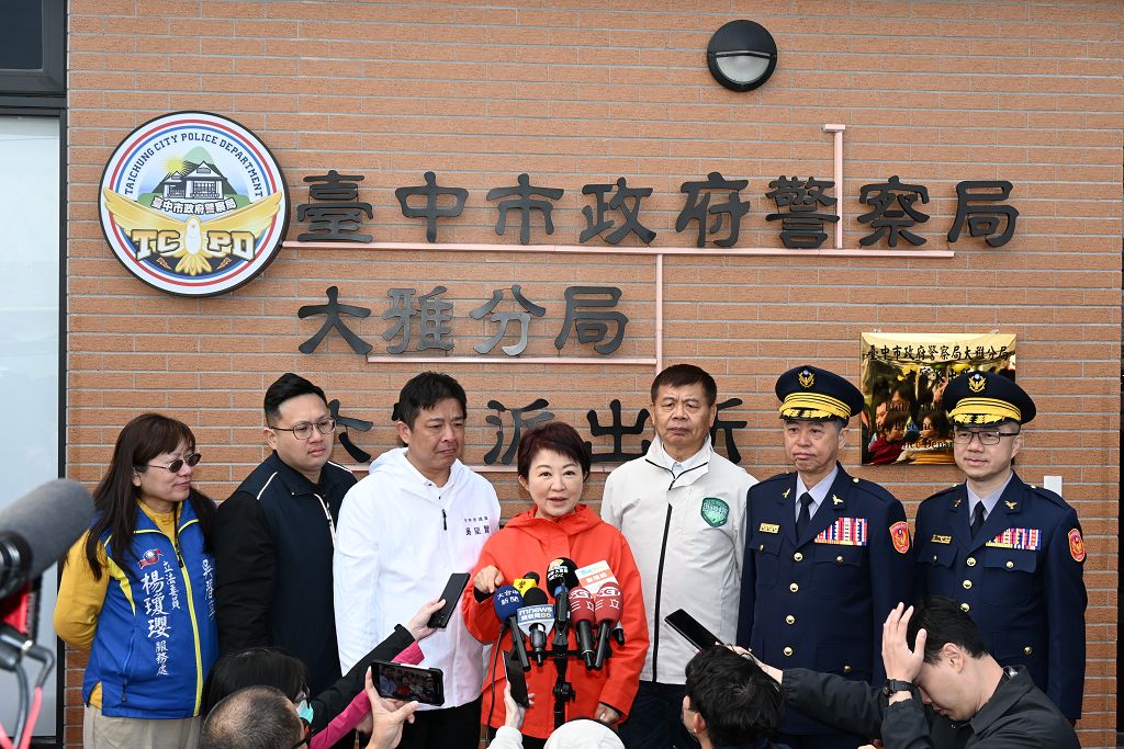 強化治安與交安　六寶派出所成大雅新地標