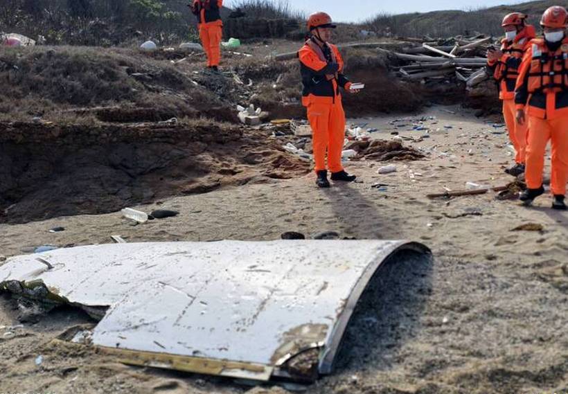 西嶼小門傳出發現飛行器殘骸  經判為中國民航器或火箭