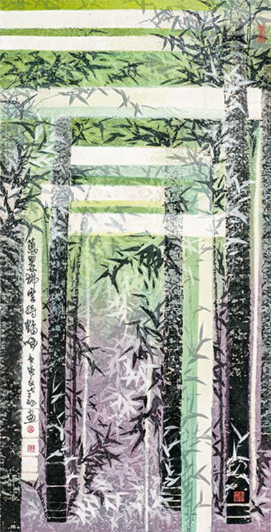 創價美術館台中館展出「墨象詩境」　呈現程代勒水墨創新