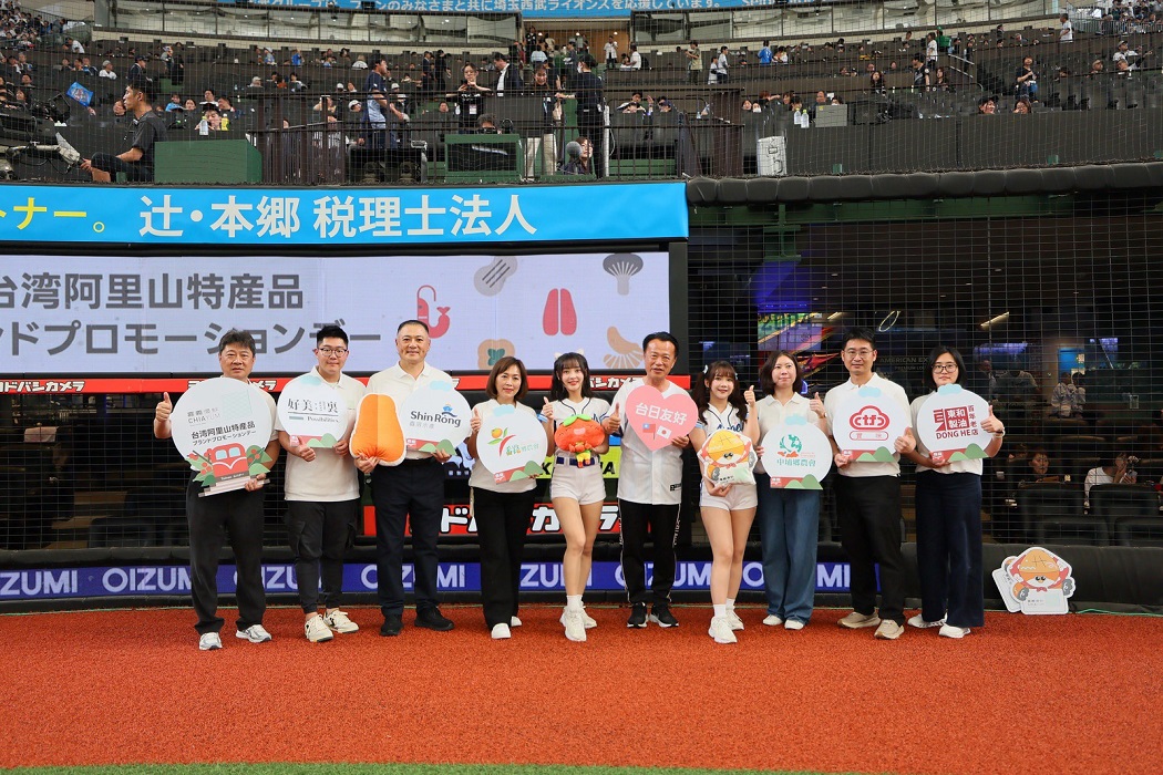 嘉義優鮮攻進日本職棒！翁章梁擔任開球嘉賓  啦啦隊強勢應援  精準行銷日本市場