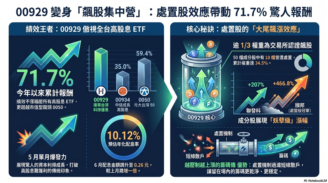 00929成立屆滿三年總報酬逾100% 基金醫生呼：「加倍奉還」